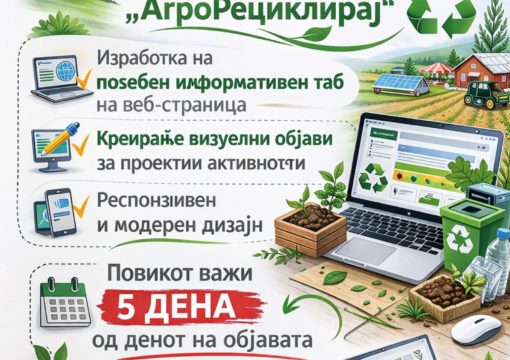 ЈАВЕН ПОВИК За ангажман на веб дизајнер